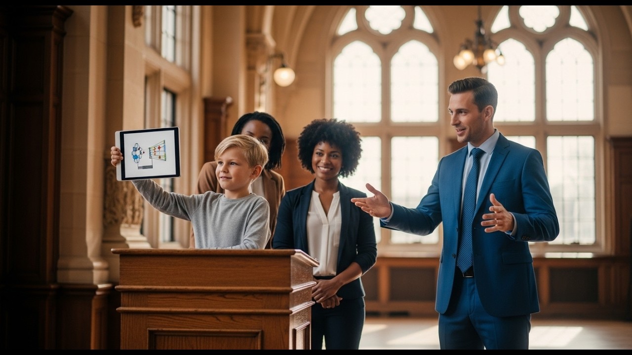 Un chef de police suit une jeune noire; la découverte de ses jumelles le laisse sans voix