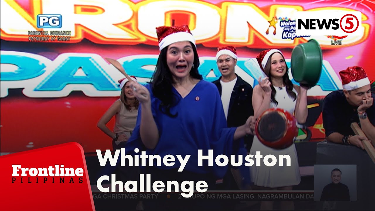'Whitney Houston' challenge, patok sa mga Christmas party | Frontline Pilipinas