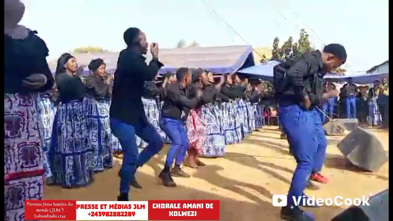 CHORALE AMANI DE KOLWEZI À L'ÉGLISE 30e CPCO JÉSUS LUMIÈRE DU MONDE LUBUMBASHI +243982882289