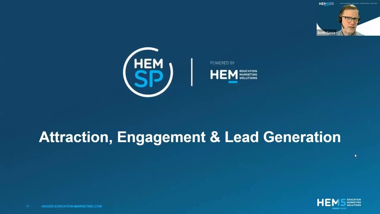 Webinar: Transforming the Student Journey | Higher Education Marketing