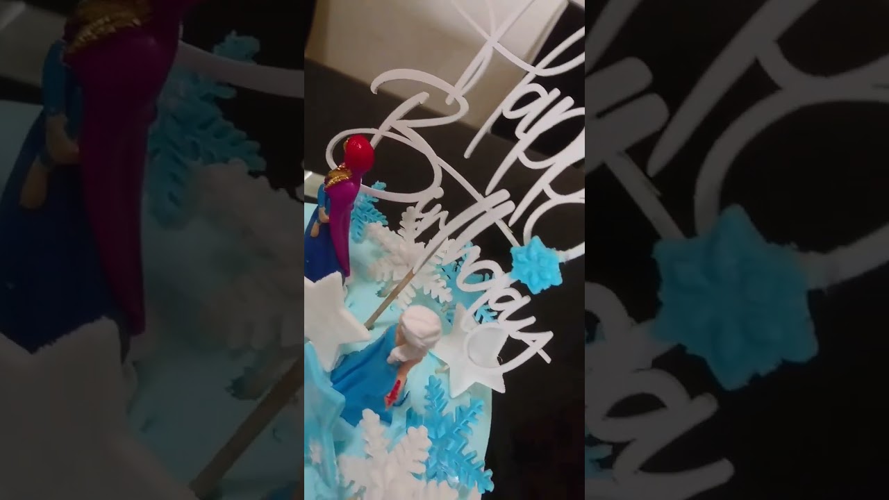 elsa theme cake🎂 