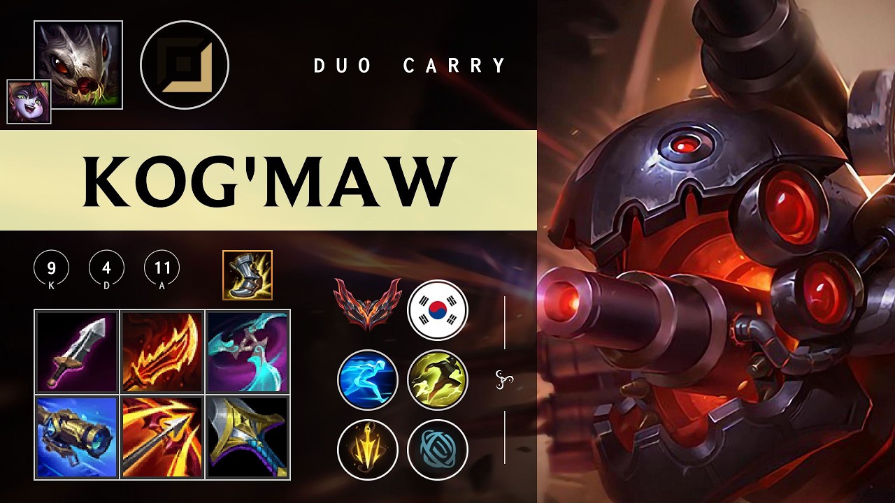 Kog'Maw ADC vs Caitlyn - KR Grandmaster Patch 26.03