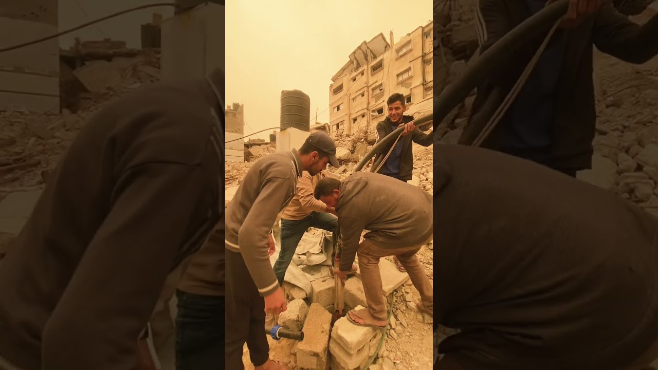 ‏مشروع تشغيل البئر ال 85 على نفقة مجموعة أنتم منا ونحن منكم  والاخوة أمجد القاسم و د رائد القاسم