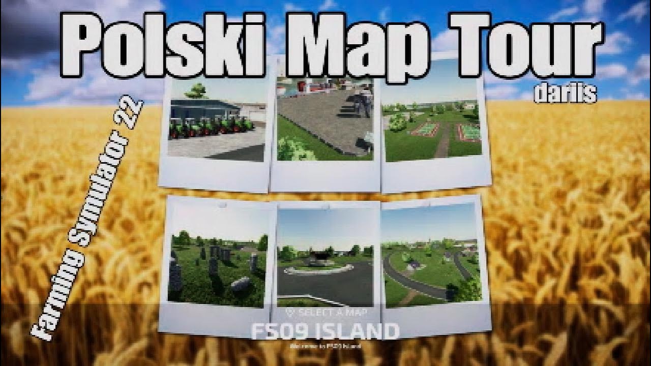 FS09 island- Polski Map Tour- recenzja- konsole- Farming Simulator 22- PS4- PS5