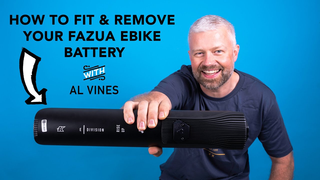 How to install and remove your Fazua eBike Drivepack and battery