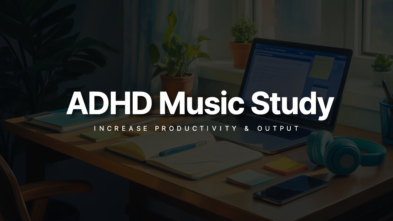 Music for Studying with ADHD | 1 Hour Binaural, Focused Lo-Fi & Ambient Noise for Deep Work (2025)