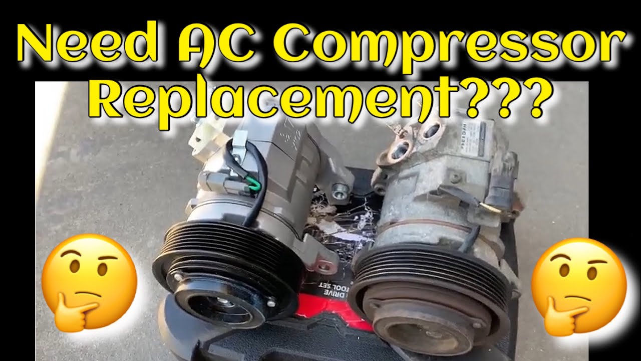 Как заменить компрессор кондиционера Dodge Ram 2004 2002-2008 1500 2500 3500 5.7