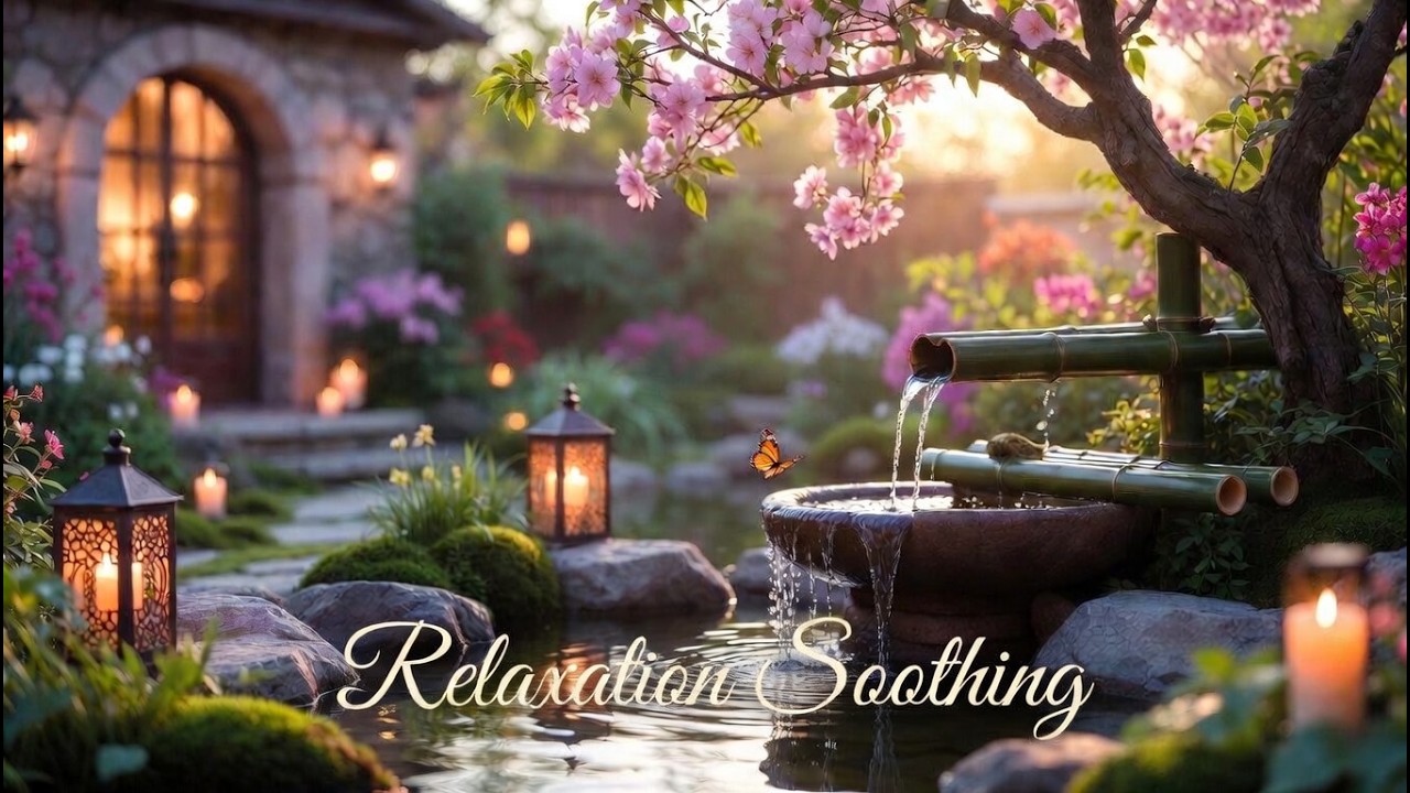 Dreamy Piano with Flowing Water 🌿 Relax, Heal Your Mind & Sleep Deeply #relaxing