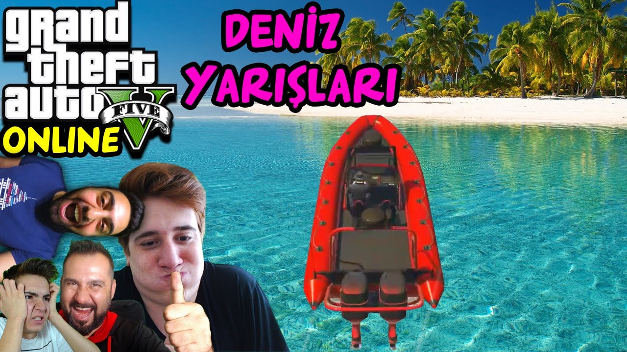 EFSANE DENİZ YARIŞI (FurkanYamanHD-Ümidi-Gereksiz Oda) | GTA 5 ONLINE