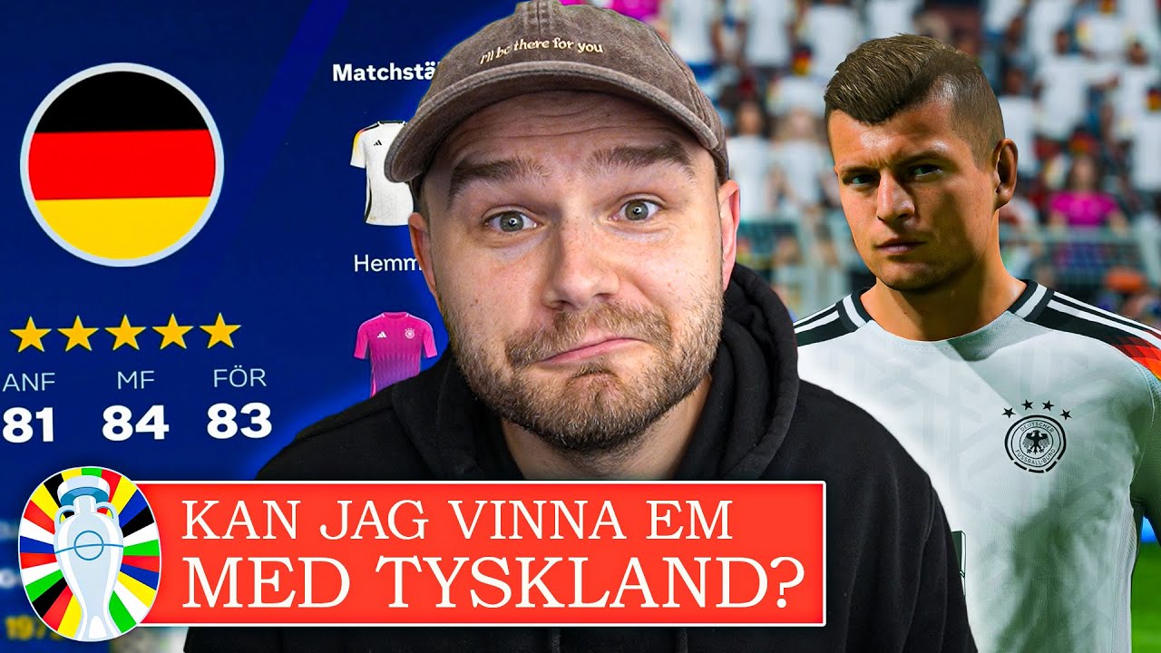 F&ouml;rs&ouml;ker vinna Fotbolls-EM med Tyskland p&aring; FC24 i nya EM-l&auml;get!