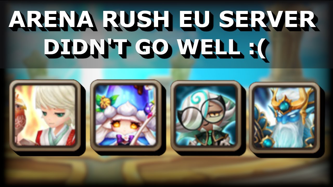 I tried out a new Poseidon Offense [Arena Rush] (Summoners War: Sky Arena)