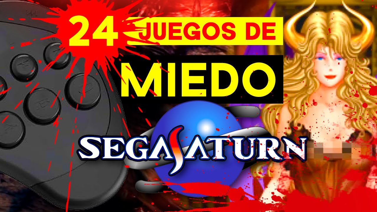 🔴 No solo SURVIVAL HORROR 🩸 24 JUEGOS de TERROR - MEJORES de MIEDO en SEGA Saturn