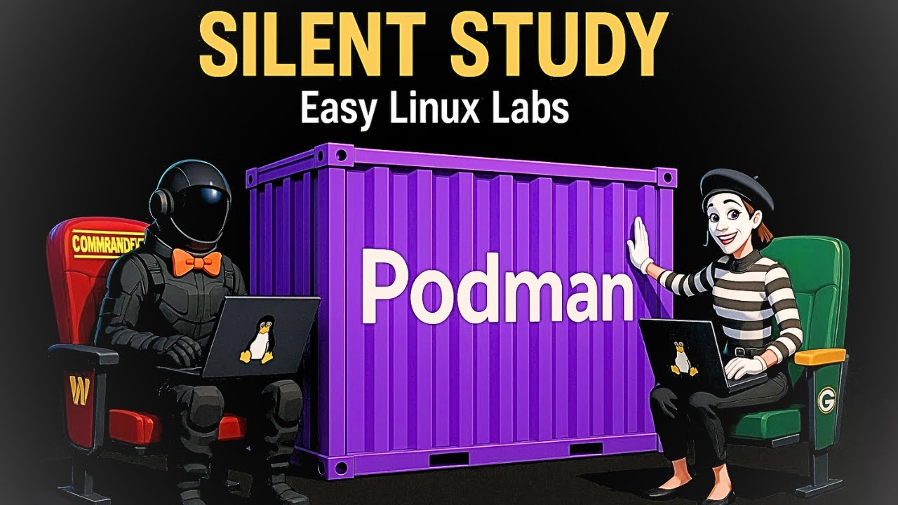 NO VOICE | RHCSA 9 Exam Prep (Container Management) | Study With Me