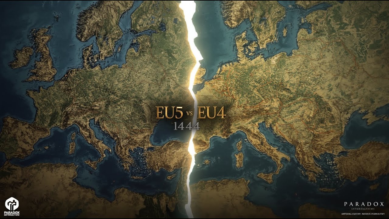 СРАВНЕНИЕ 1444 года в EU 5 с EU 4