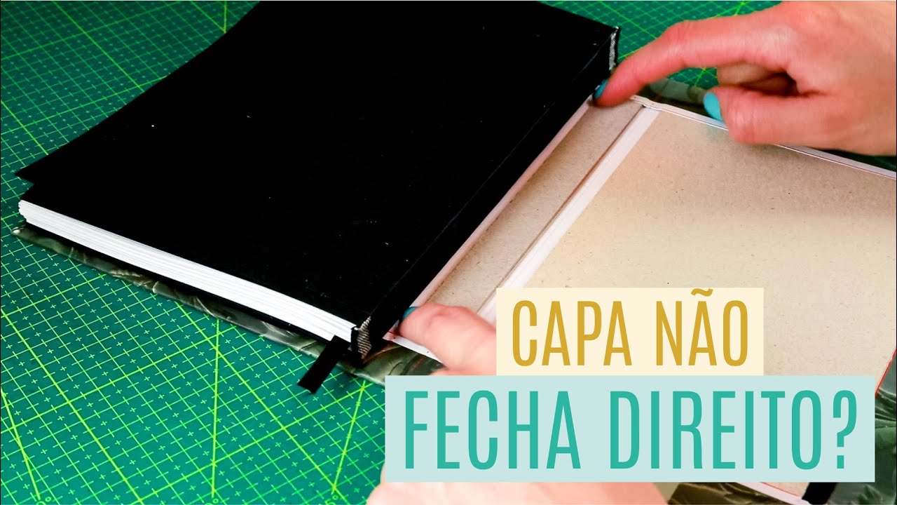 Como COLAR SEU MIOLO na capa dura sem ter PROBLEMAS PRA FECHAR | MÉTODOS E COSTURAS