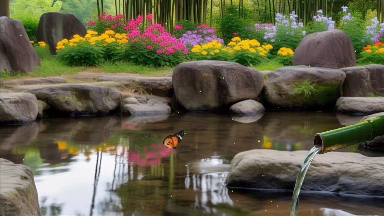 30 Minutes Relaxing Water flow sound with deep Relaxing Music | Nature sounds by @relaxsoul