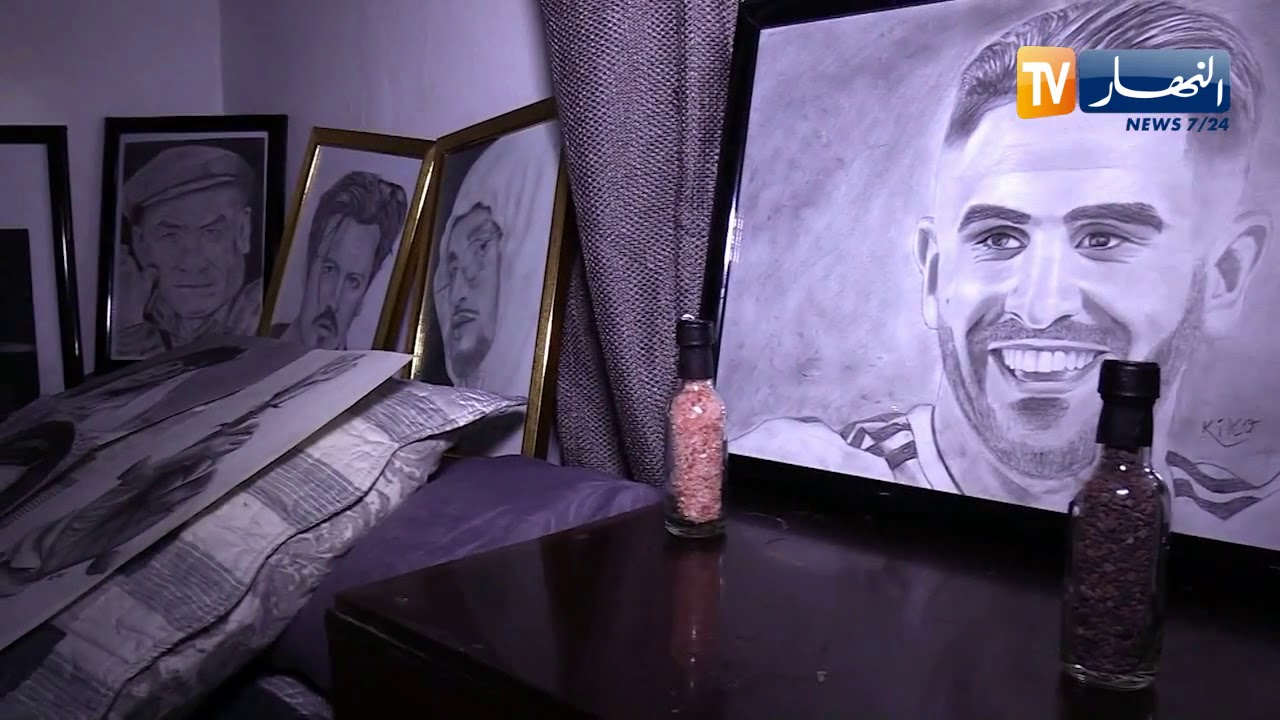 أسامة طالب جامعي يتخد من الرسم مصروفه اليومي