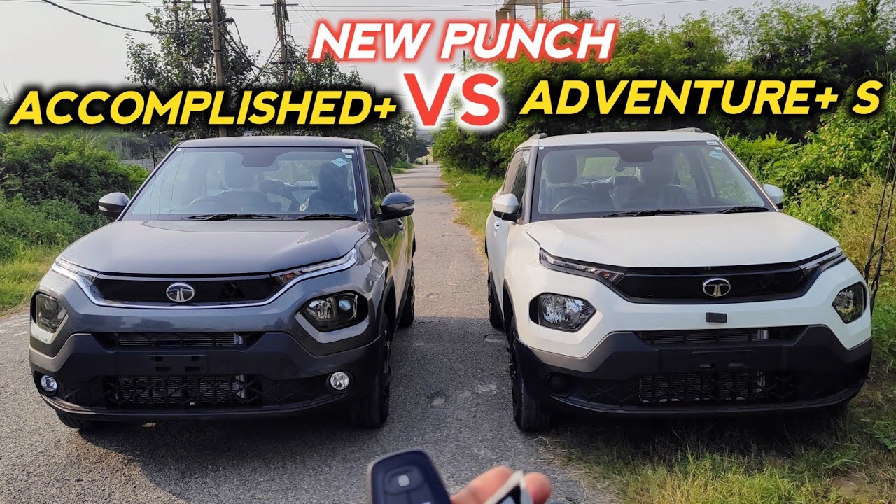 New Tata Punch Adventure S Plus VS Accomplished Plus