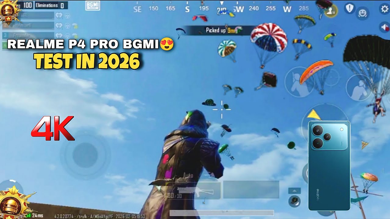 REALME P4 PRO TEST IN 2026 🔥| BGMI TEST 2026 | Smooth+Extreme+😍| BGMI