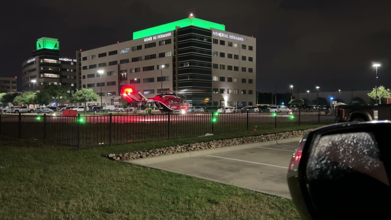 Memorial Hermann Life Flight 5 Night Flight