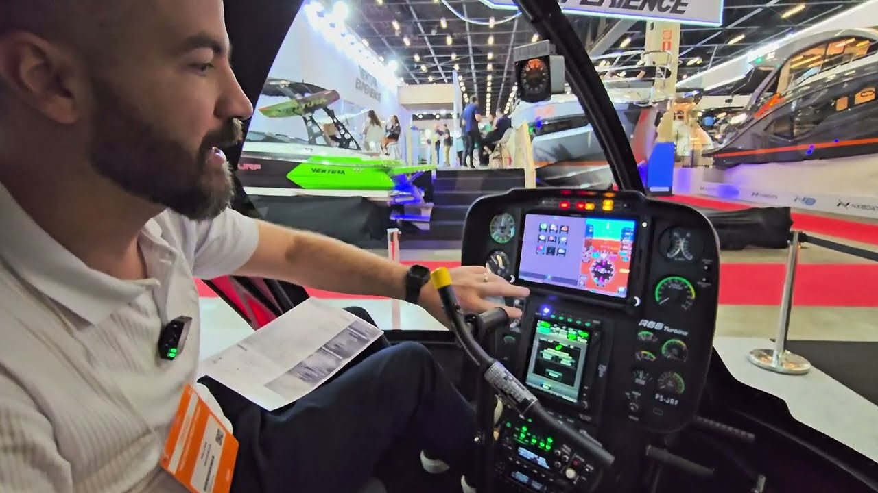 Helic&oacute;ptero Robinson R66 Turbine | SP Boat Show