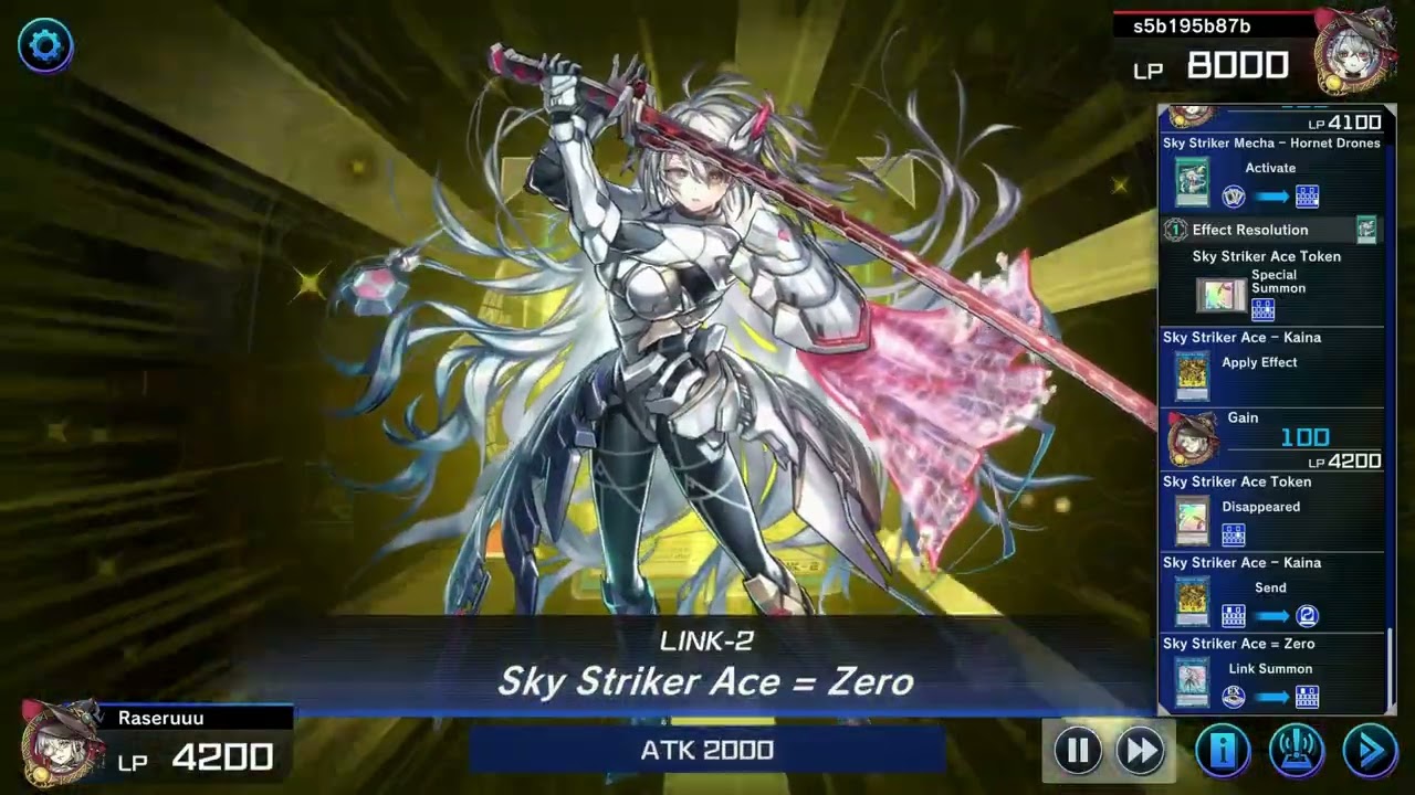 EXXOD ZERO (Sky Striker & Milliennium  Exodia) [Yu-gi-oh! Master Duel Replay]