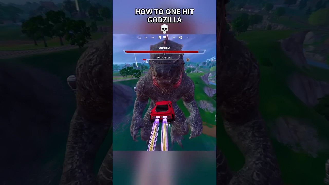 INSTANT DEFEAT GODZILLA GLITCH in Fortnite Season 1😳 (Chapter 6) #fortnite #foryou #fyp #shortsfeed