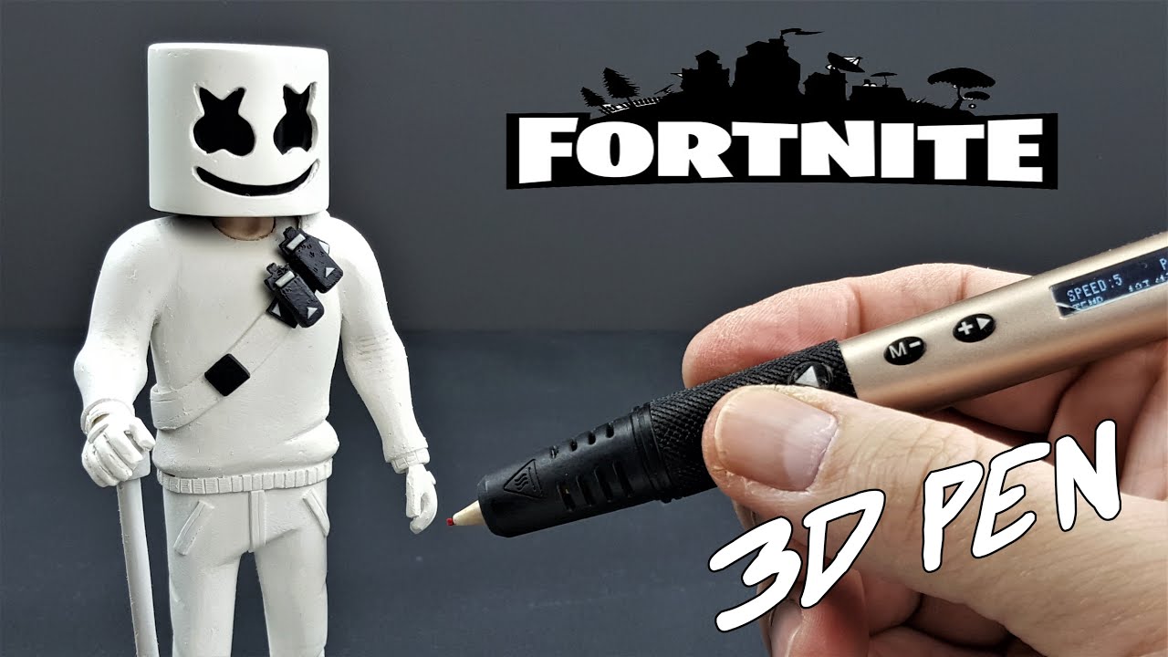 3D pen - Marshmello - Fortnite