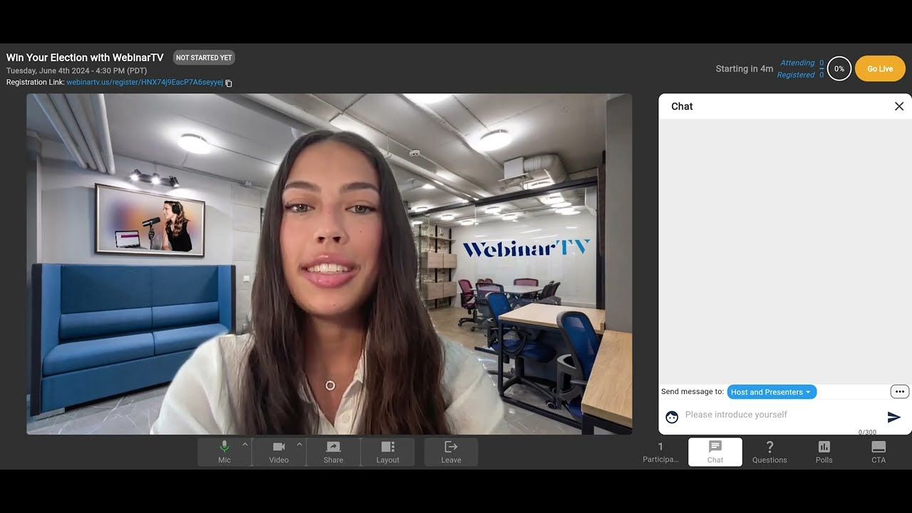 Launching an Online Campaign with WebinarTV