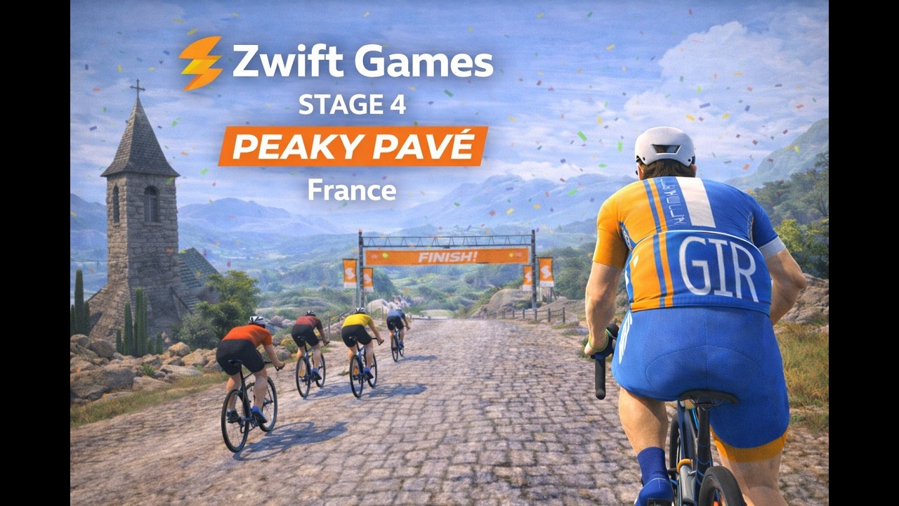Zwift - Zwift Games 2026 Stage 4: Peaky Pave - ZRS 270-390
