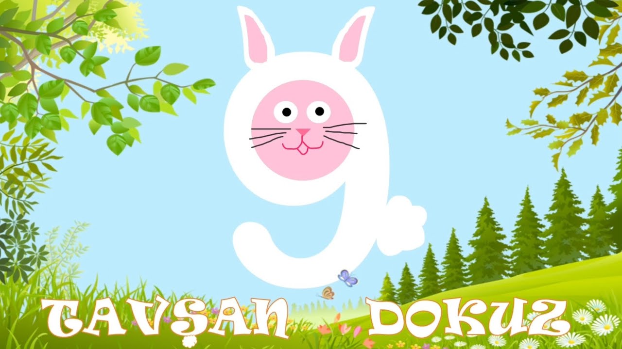 Tavşan Dokuz 🐰 Her rakam bir hayvana dönüştü🦒🐶🐱🐔🦁🐭🐵🐻 Etkileşimli Hikaye