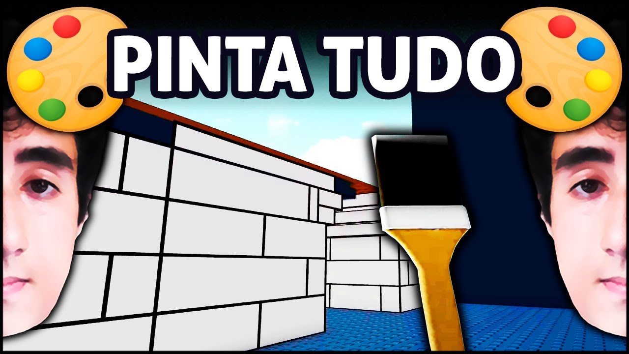 Felps e MeiaUm PINTANDO TUDO no Roblox - Color Book 🎨