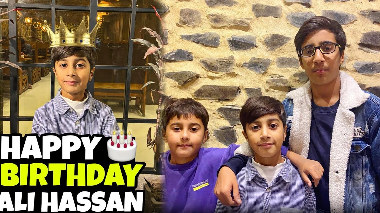Happy brithday ali hassan ... unboxing gift ... maza ay ...