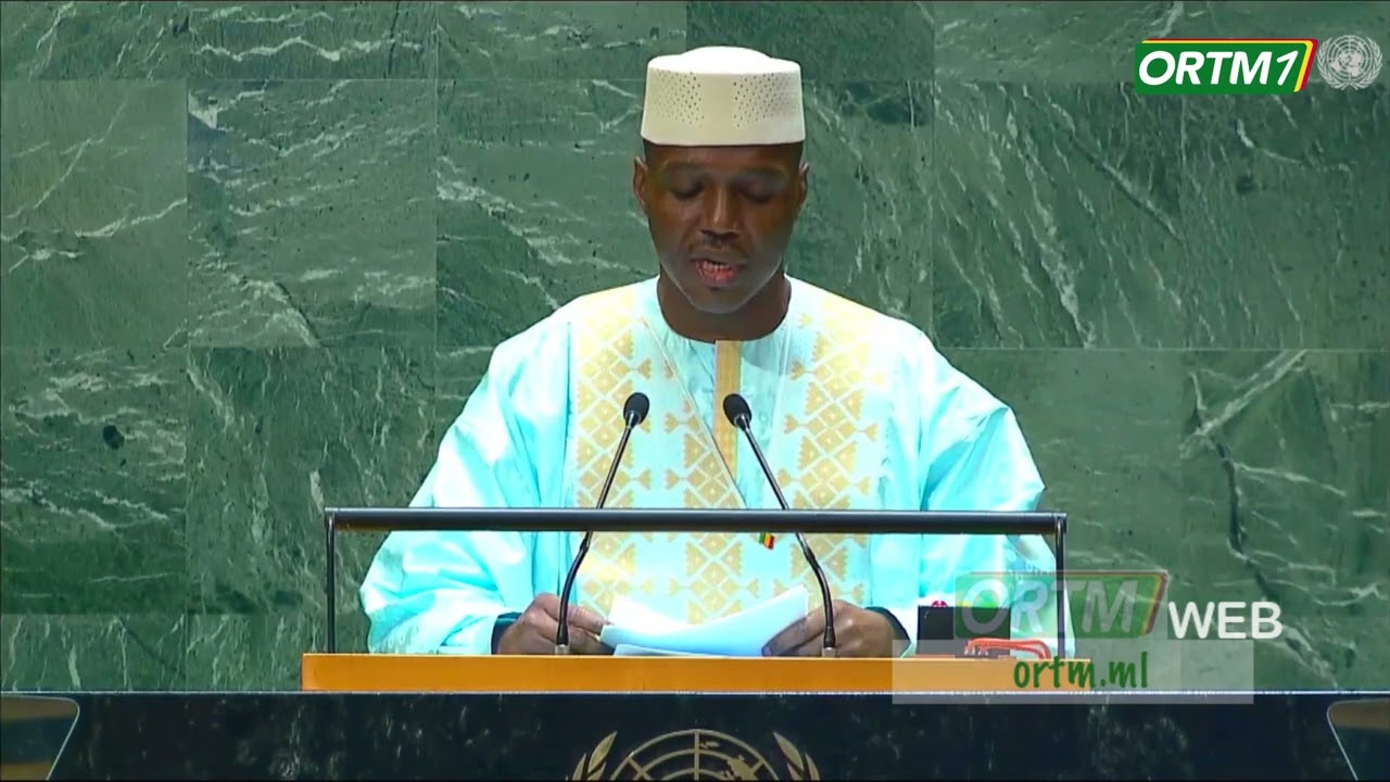 Discours du Mali à la tribune des nations unies.
