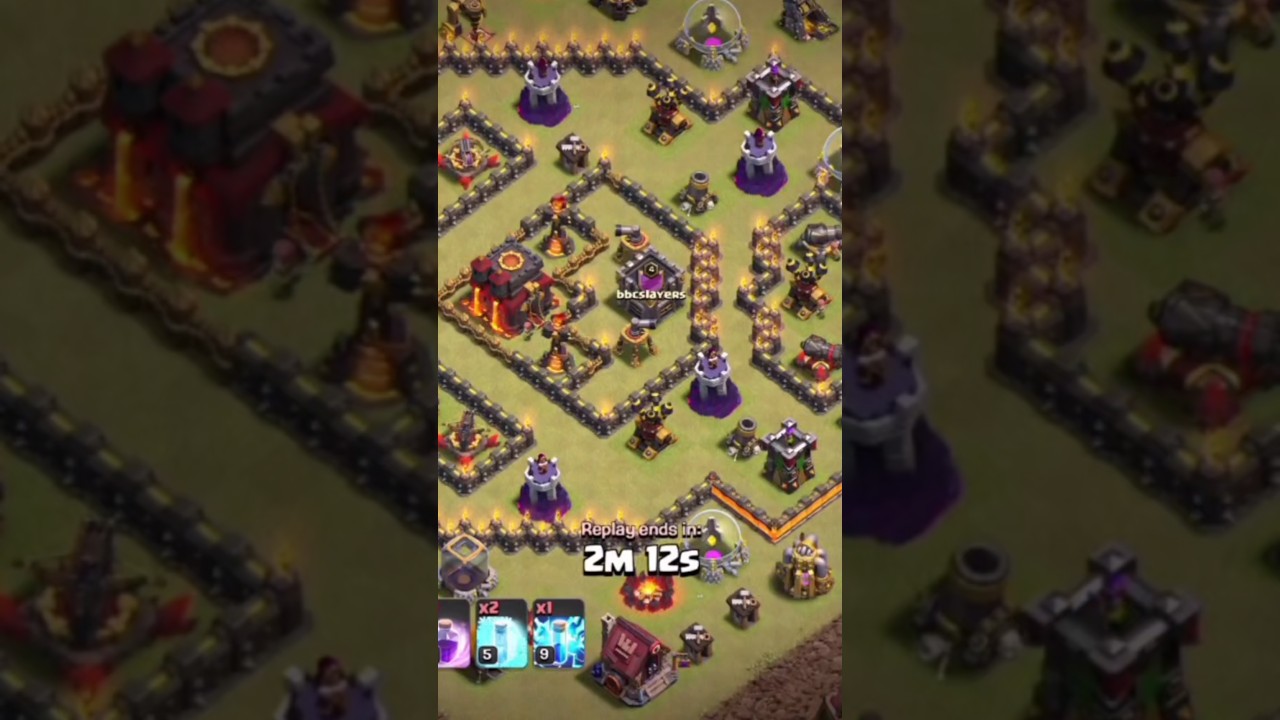 ANOTHER 3 STAR DELIVERED💀😎 #clashofclans #game #gaming #queen #airattack #airattack