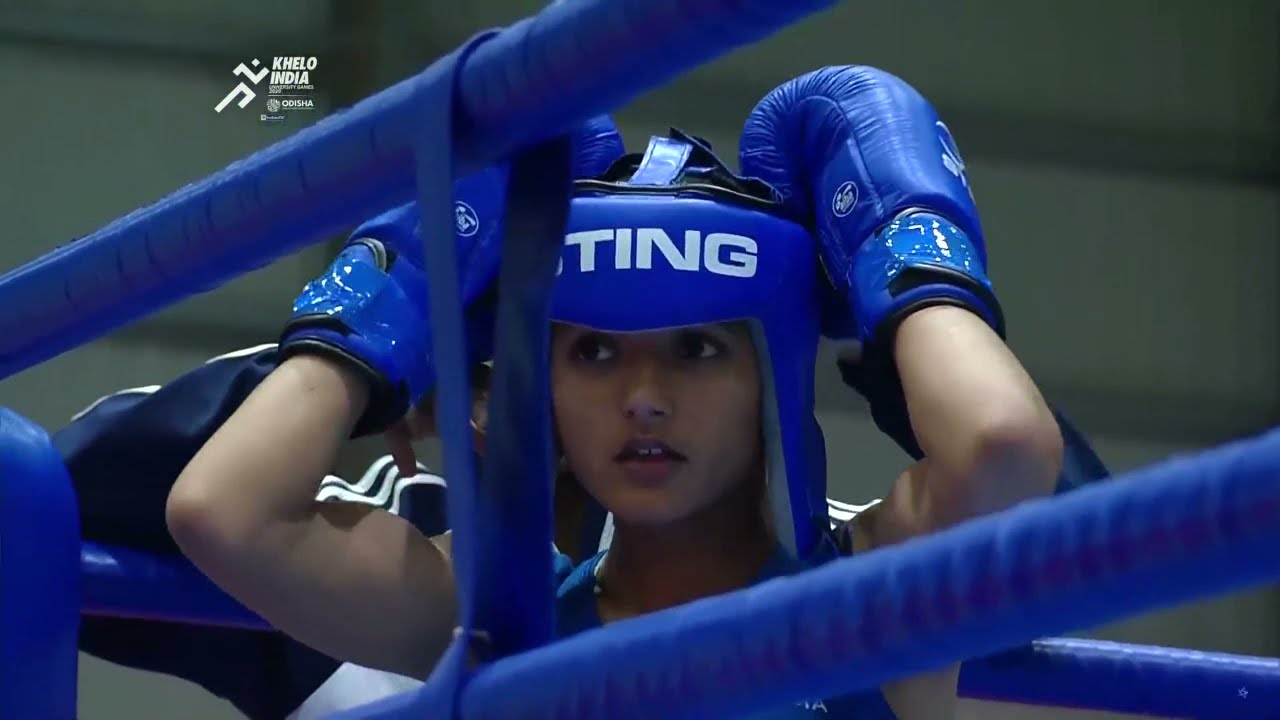 Boxing Women's LightFly (48 Kg)- Sheetal (MGSUB) Vs Rajni (BAUA) | Khelo India University Games 2020