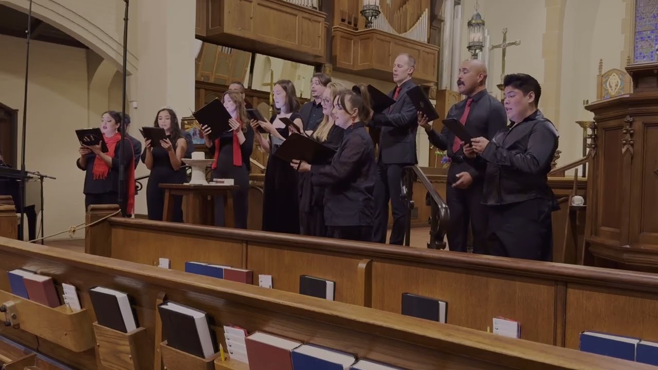 Oh Holy Night by Adolphe Adam arr. by John Bergquist featuring Ms. Pease, Ms. Tonai, and Ms. Jessup.