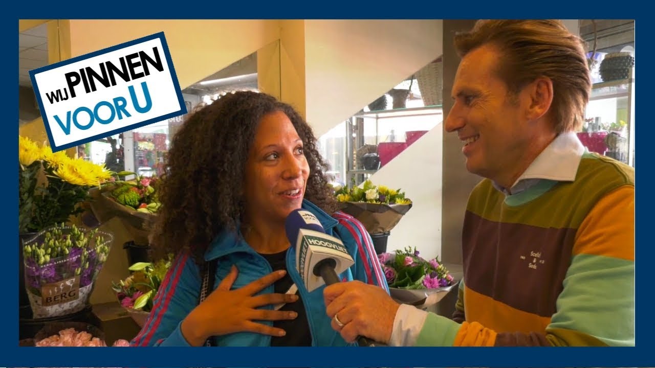 GRATIS BOEKET MET BLOEMEN - WINKELCENTRUM HOOGVLIET - WIJ PINNEN VOOR U