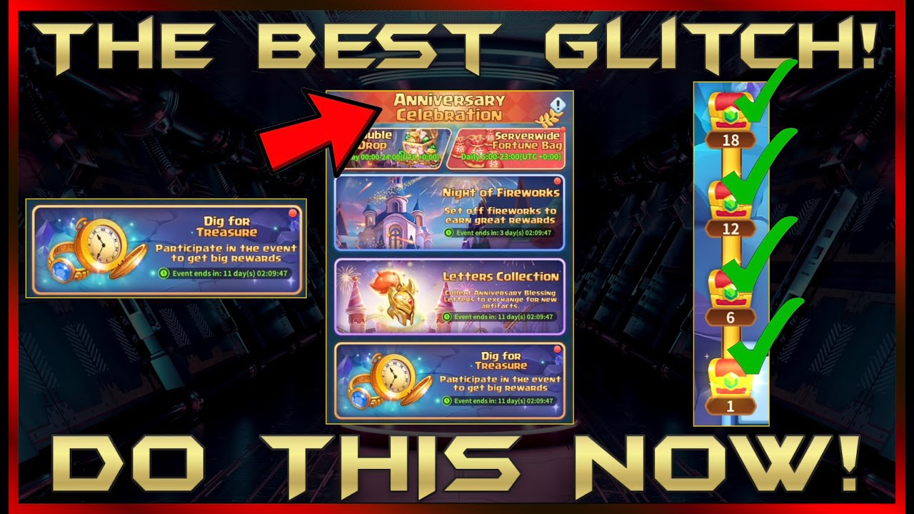 The Best Glitch in the Hero Clash 3rd Anniversary Event! FREE Rewards!