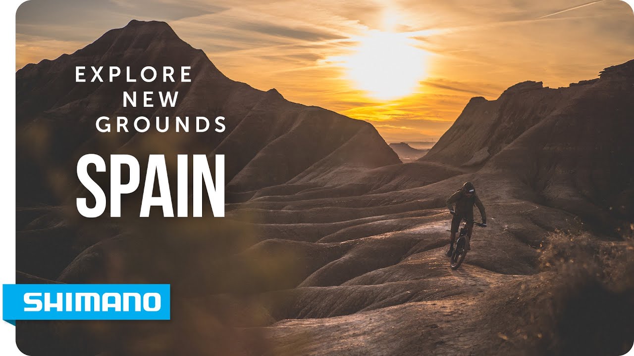 David Cachon takes you on an e-MTB through the Bardenas Reales National Park in Spain | SHIMANO