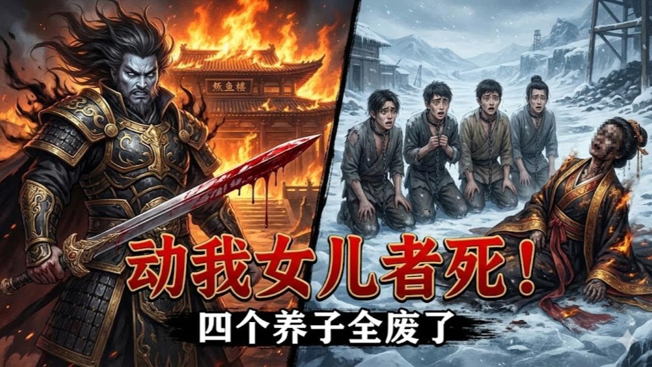 出征十年，四个养子竟把亲女儿送进青楼？我回京怒拔剑：动她者，灭九族！
