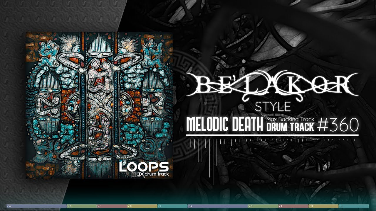 Melodic Death Metal Drum Track / Be'lakor Style / 140 bpm