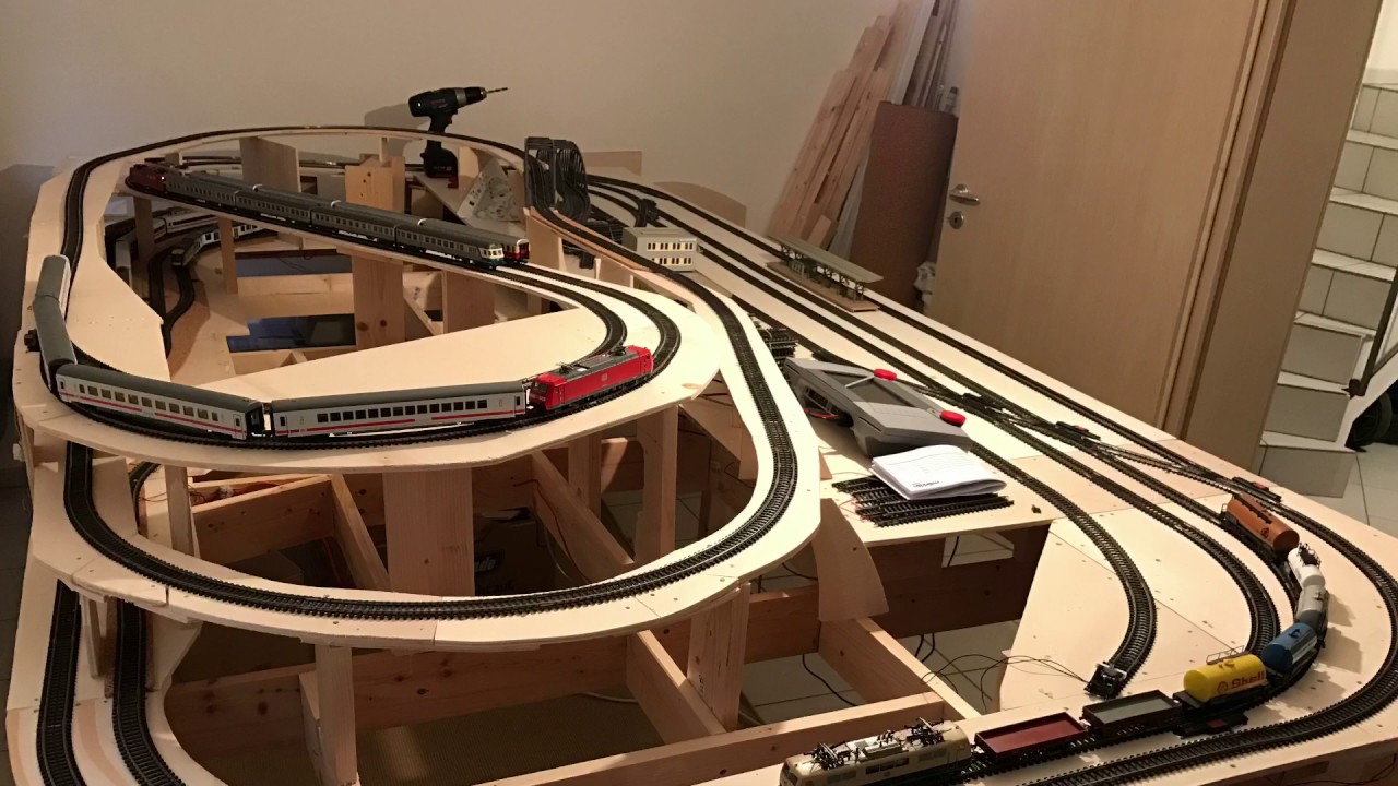 Kleiner Zeitraffer zum Baufortschritt meiner Märklin Digital H0 Modelleisenbahn