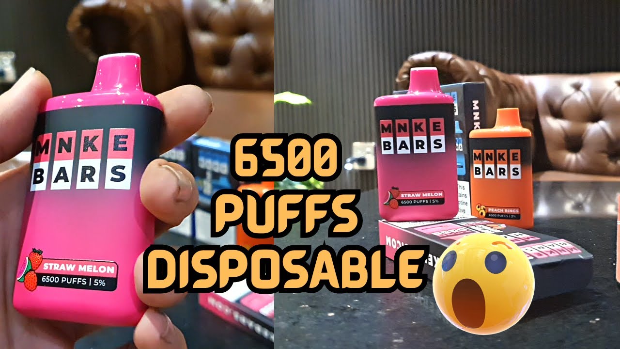 MNKE Bars Review | 6500 Puffs Rechargeable Disposable Vape