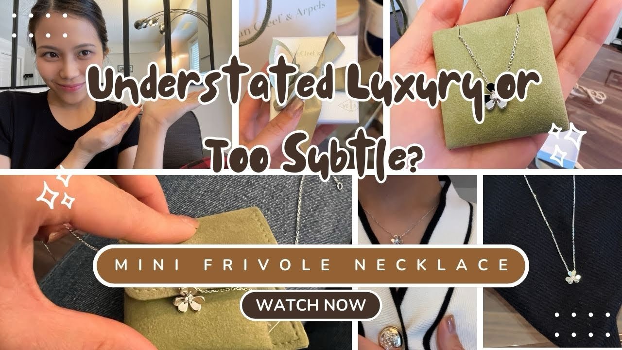 VCA Mini Frivole Necklace Full Review: Understated Luxury or Too Subtle? @vancleefarpels