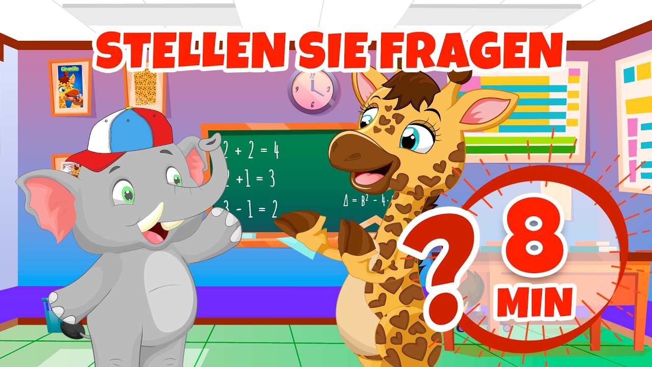 Fragen stellen – 8 Minuten Giramille | Kinderreime und Kinderlieder