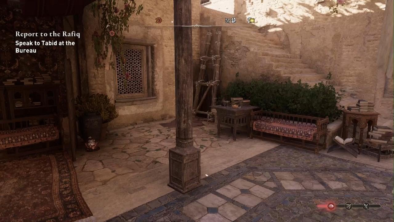 Assassin's Creed Mirage report to Rafiq