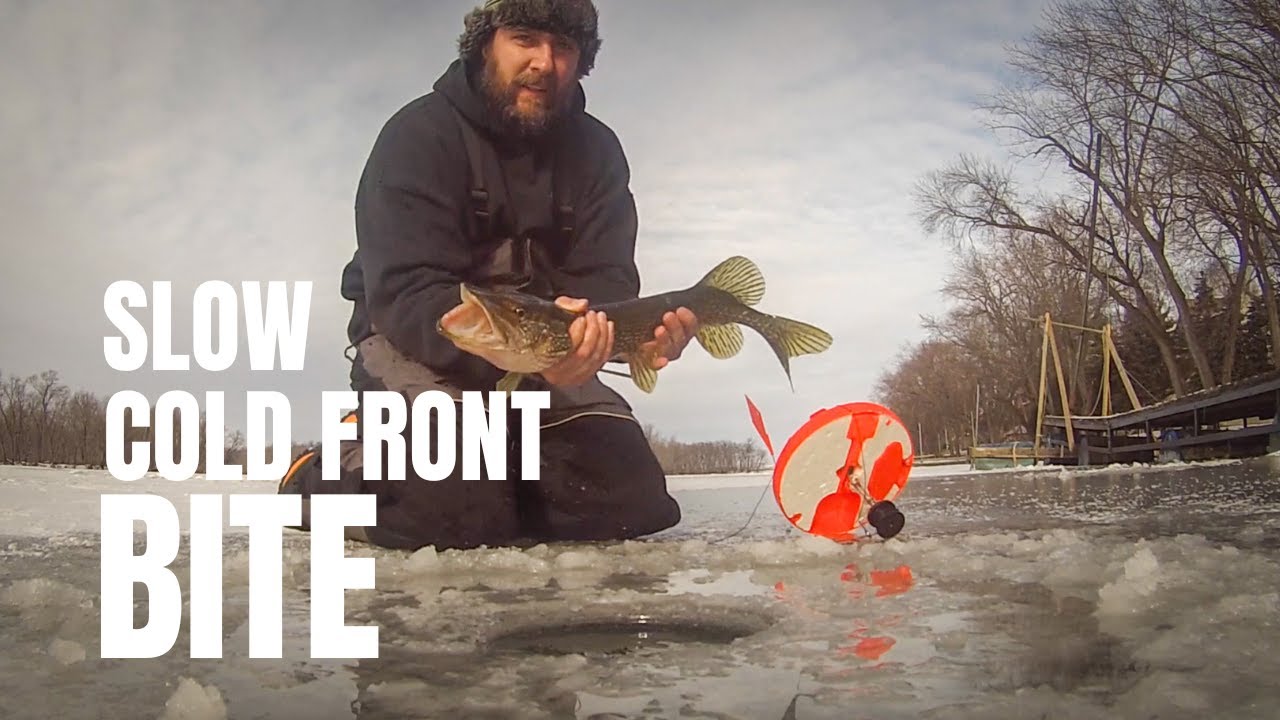 Ice Fishing a Cold Front