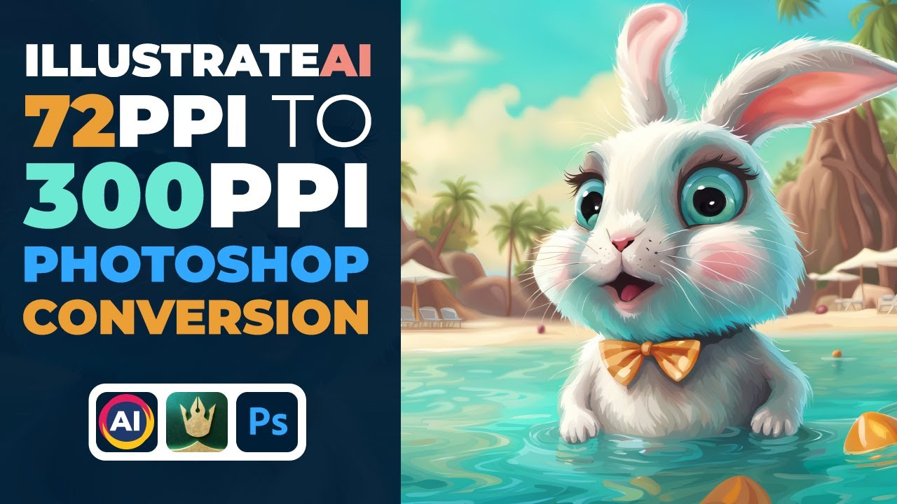 Ilustrowane projekty AI: konwersja 72ppi do 300ppi w programie Photoshop