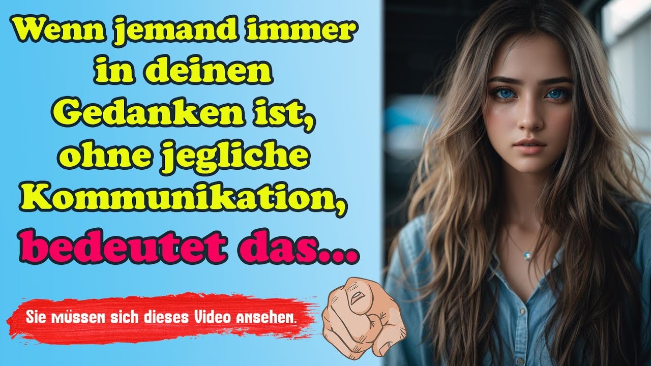 ❤️ Warum jemand immer in deinen Gedanken ist? Denkt diese Person an dich?🧠🤔